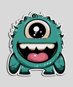 green monster sticker