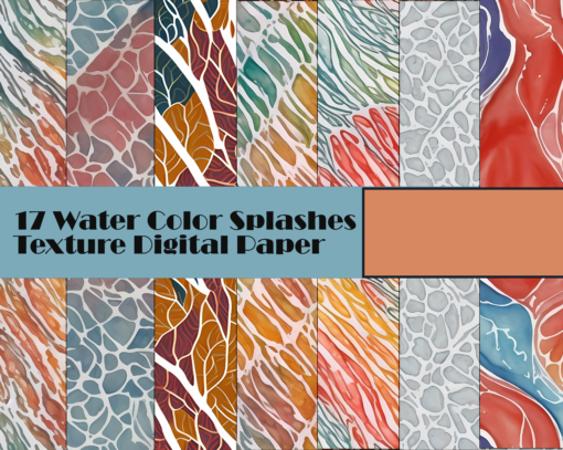 repeating texture patterns water color splashes