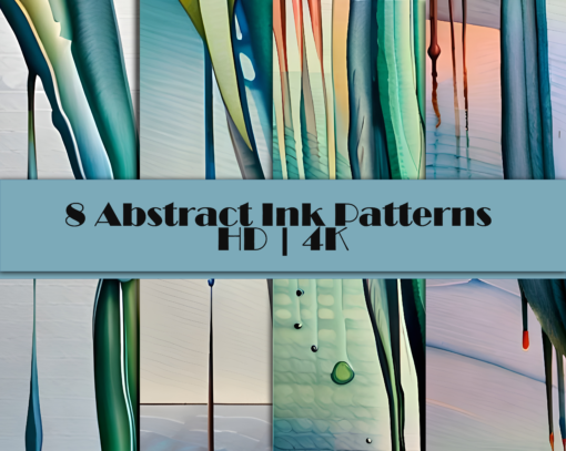 Abstract Ink and Paint Patterns