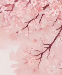 A_delicate_intricate_pattern_of_cherry_blossoms_Mobile-phone-wallpaper-simple-style- (9)
