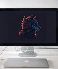 wolf-portrait-illustration-wallpaper-on-desktop-as-background